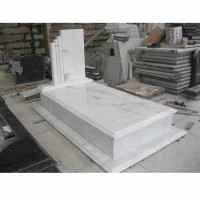 White Marble And Shanxi Black Big white angel tombstone monument with letter carved design,white marble stone for grave